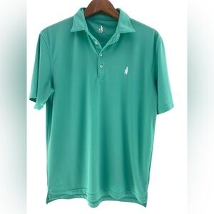 Johnnie-O Men’s Green Short Sleeve Polo Shirt Size Medium